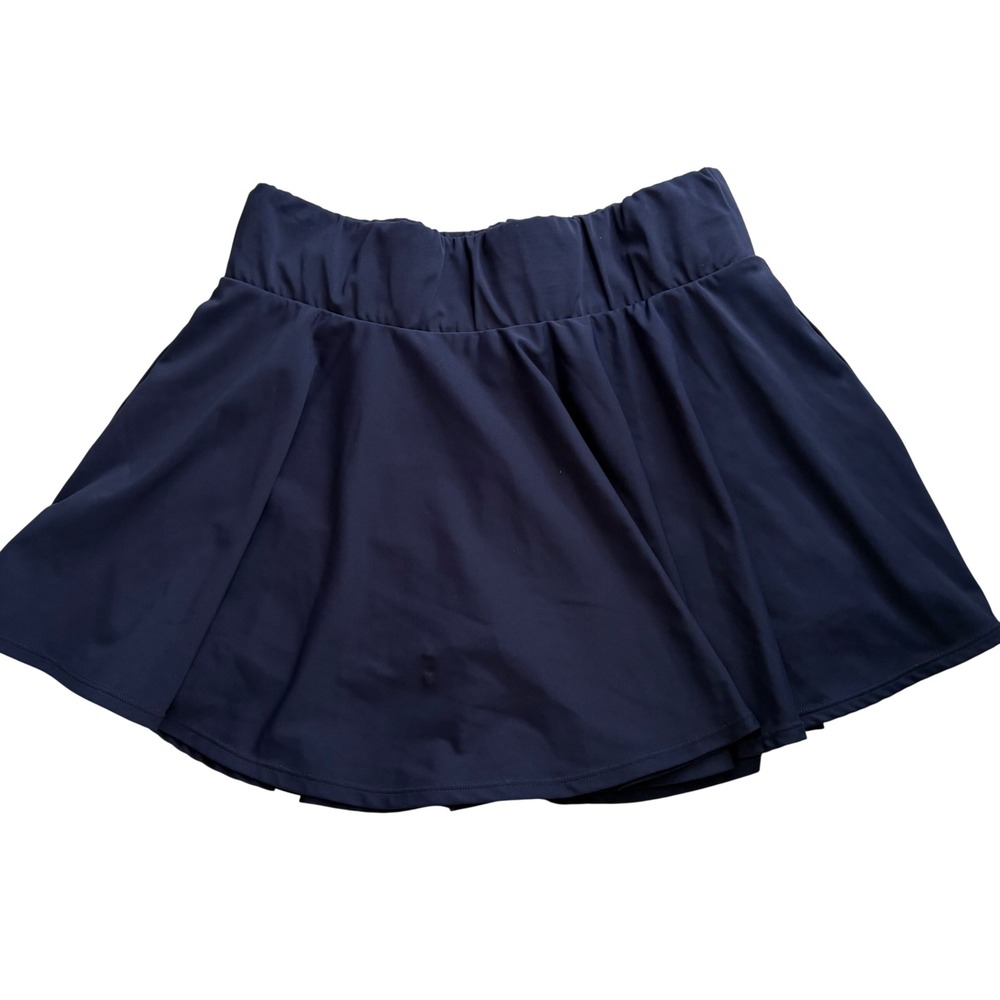 Baleaf Navy Blue Athletic Skort Tennis Golf Skirt with Built-in Shorts Large